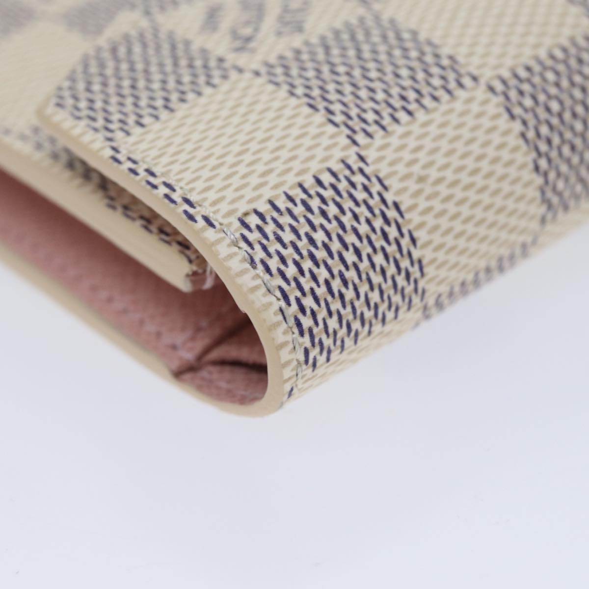 LOUIS VUITTON Damier Azur Portefeuille Victorine Wallet N64022 LV am6071A