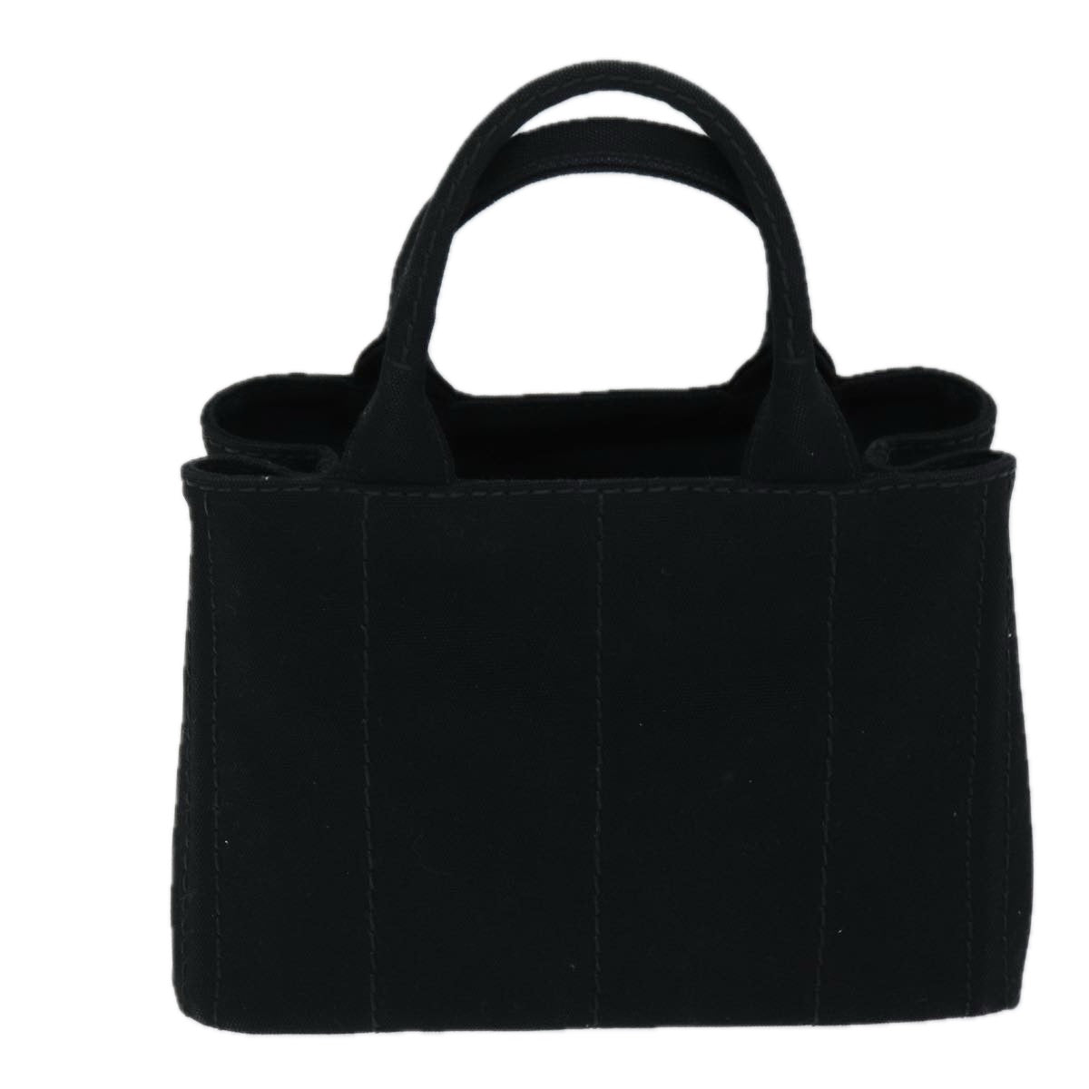 Luxury PradaCanapa PM Hand Bag Canvas 2way Black am6096A