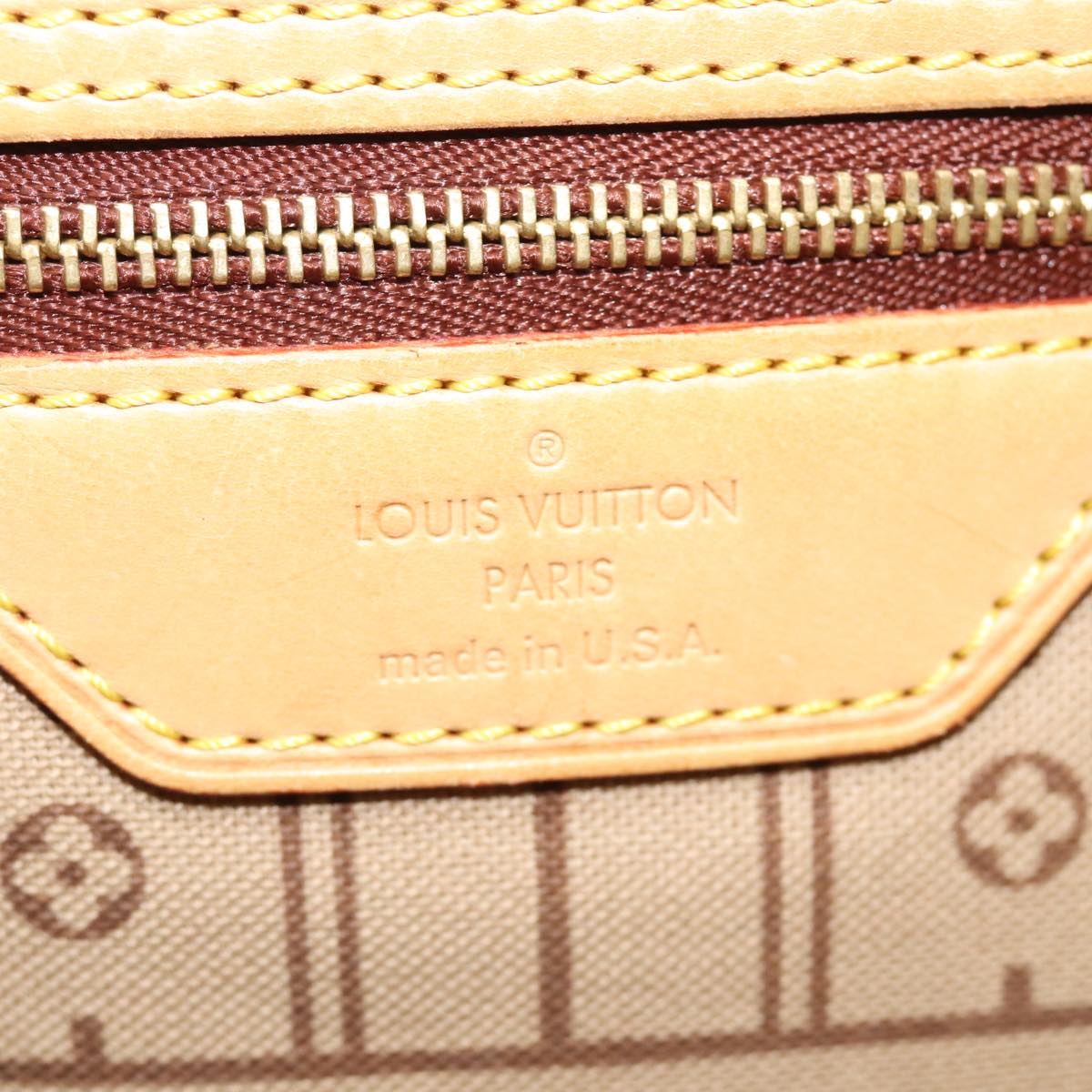 LOUIS VUITTON Monogram Neverfull MM Tote Bag M40156 LV am6271