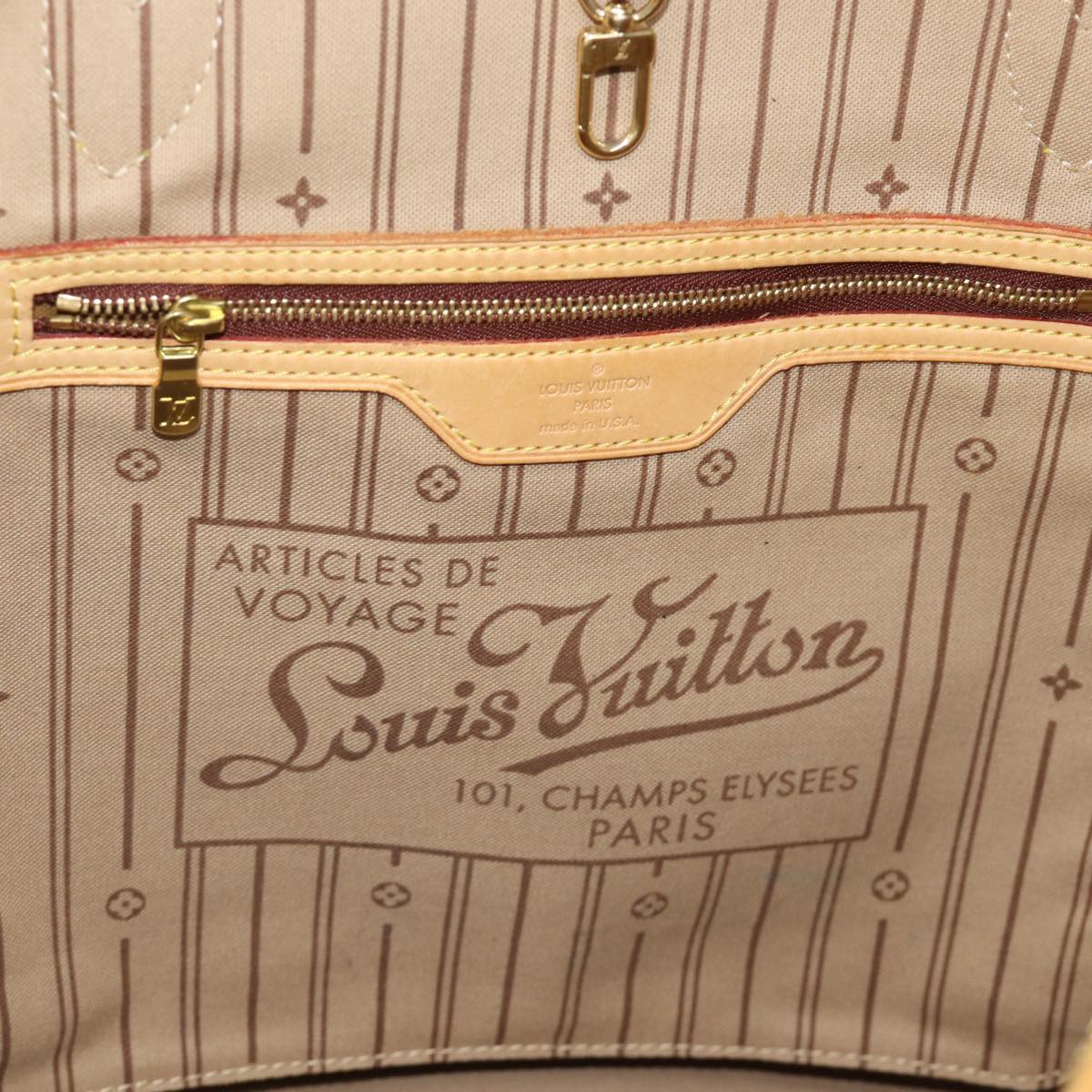 LOUIS VUITTON Monogram Neverfull MM Tote Bag M40156 LV am6271