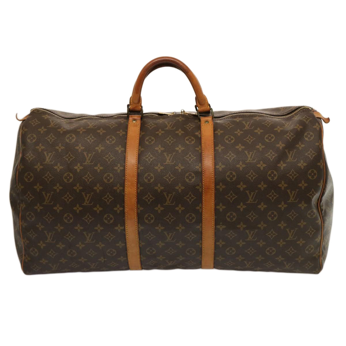 LOUIS VUITTON Monogram Keepall 60 Boston Bag M41422 LV am6272