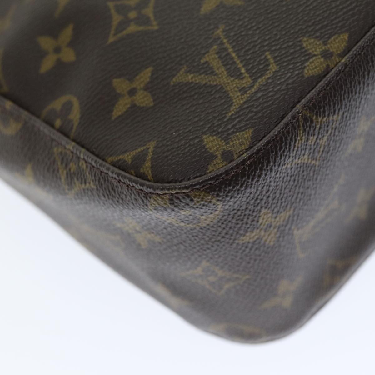 LOUIS VUITTON Monogram Looping MM Shoulder Bag M51146 LV am6277