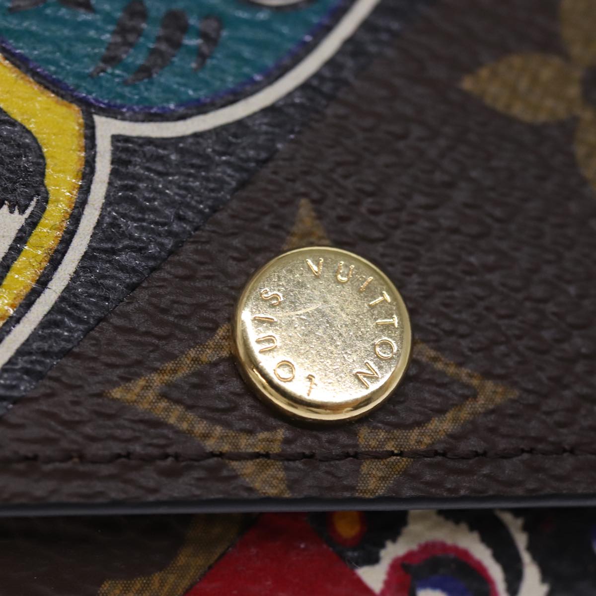 LOUIS VUITTON Monogram Kabuki Daruma Multicles 4 Key Case M67252 LV am6279