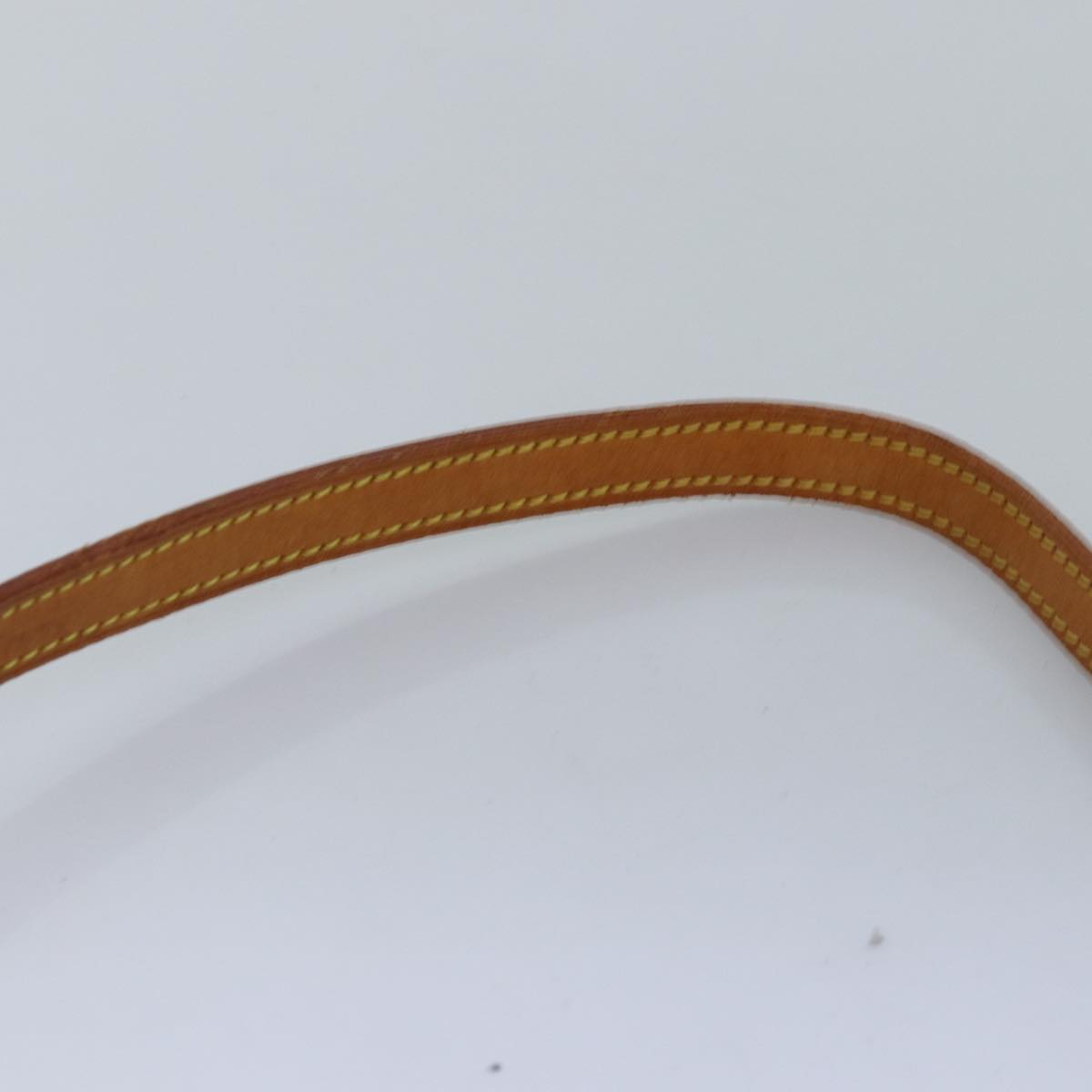 LOUIS VUITTON Shoulder Strap Leather 35.8"" Beige LV am6281