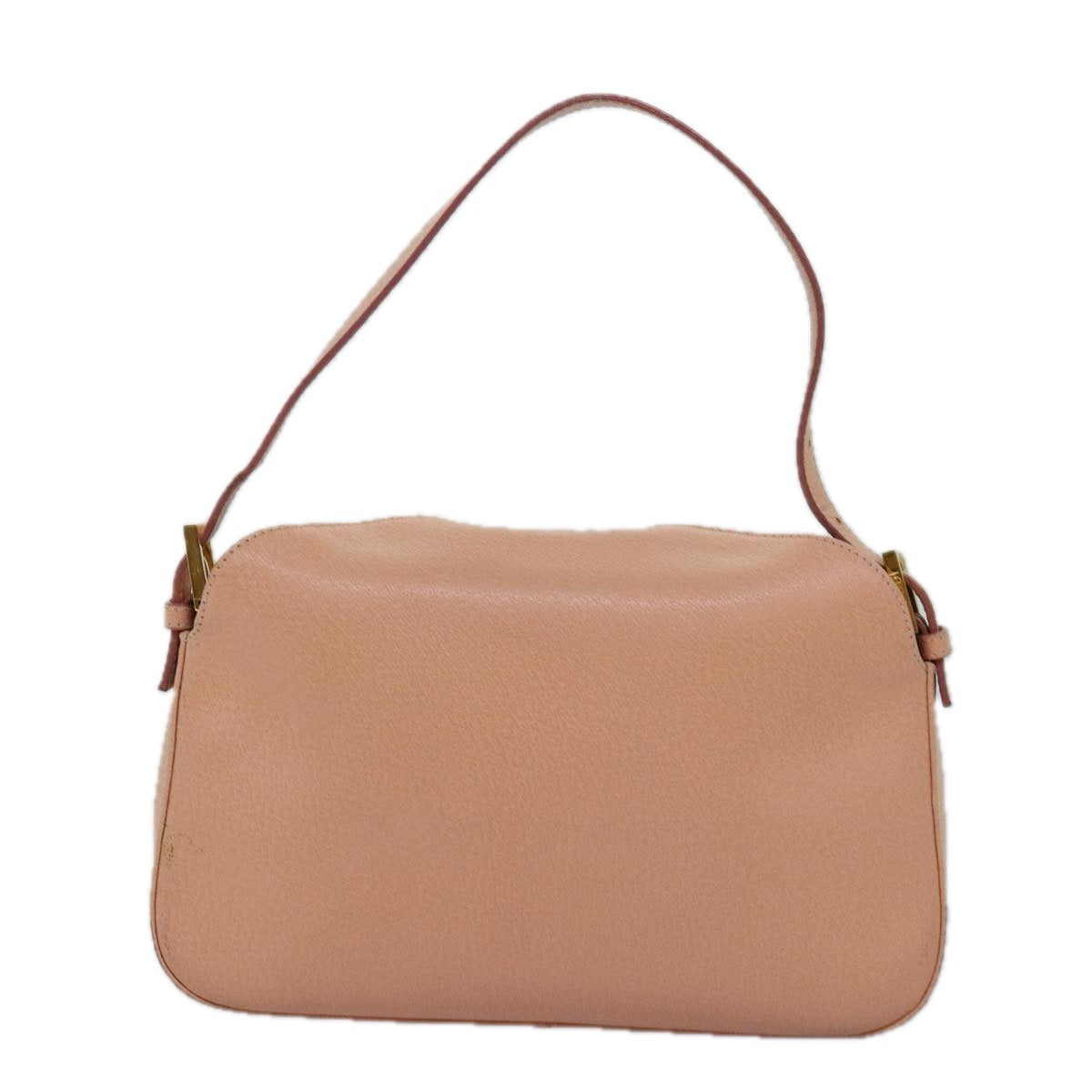 Luxury Fendi Mamma Baguette Shoulder Bag Leather Pinkam6309