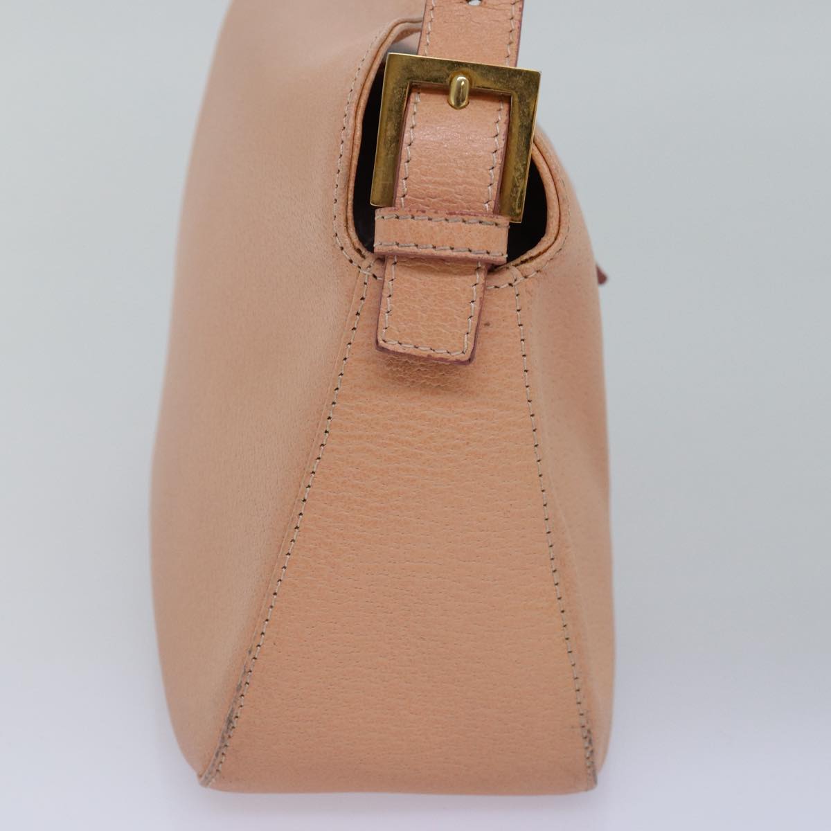 Luxury Fendi Mamma Baguette Shoulder Bag Leather Pinkam6309