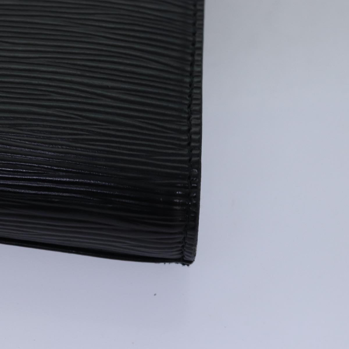 LOUIS VUITTON Epi Art Deco Clutch Bag Black M52632 LV am6314