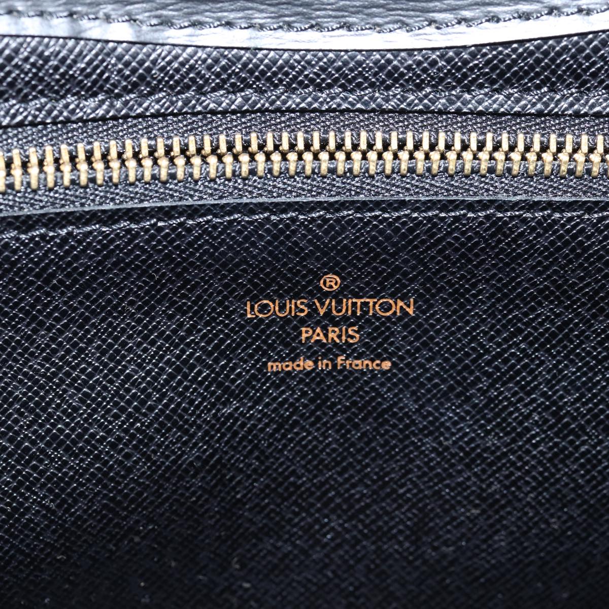 LOUIS VUITTON Epi Art Deco Clutch Bag Black M52632 LV am6314