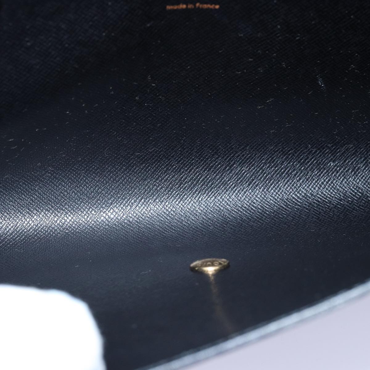 LOUIS VUITTON Epi Art Deco Clutch Bag Black M52632 LV am6314