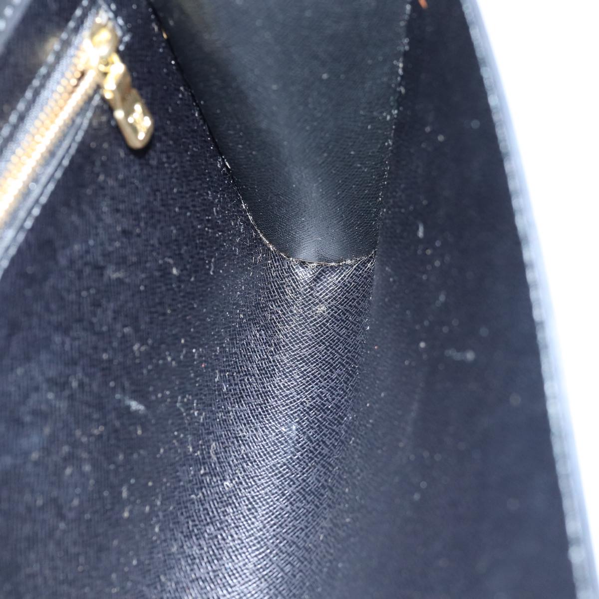 LOUIS VUITTON Epi Art Deco Clutch Bag Black M52632 LV am6314