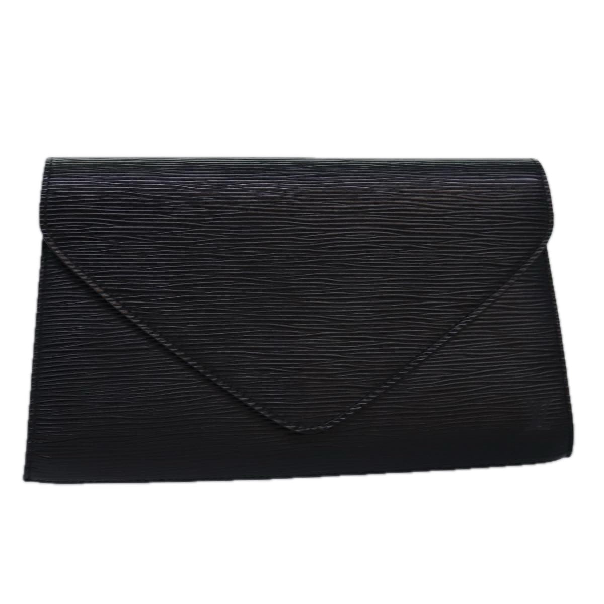 LOUIS VUITTON Epi Art Deco Clutch Bag Black M52632 LV am6314