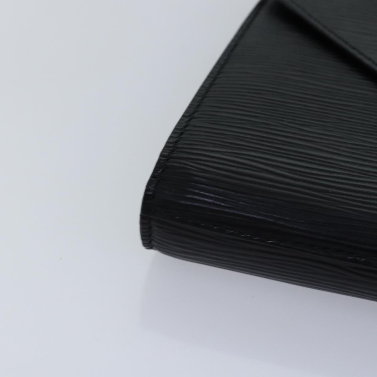 LOUIS VUITTON Epi Art Deco Clutch Bag Black M52632 LV am6314