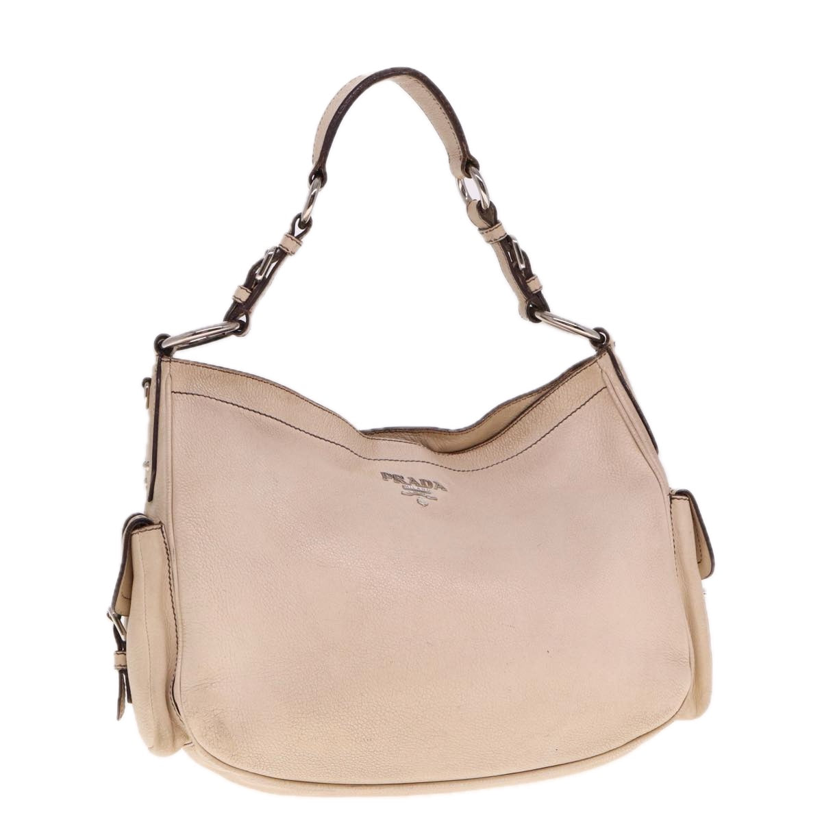 Luxury PradaShoulder Bag Leather Beige am6349