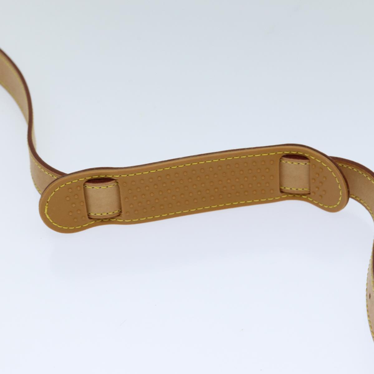 LOUIS VUITTON Powanie Shoulder Strap Leather 2Set Beige LV am6383
