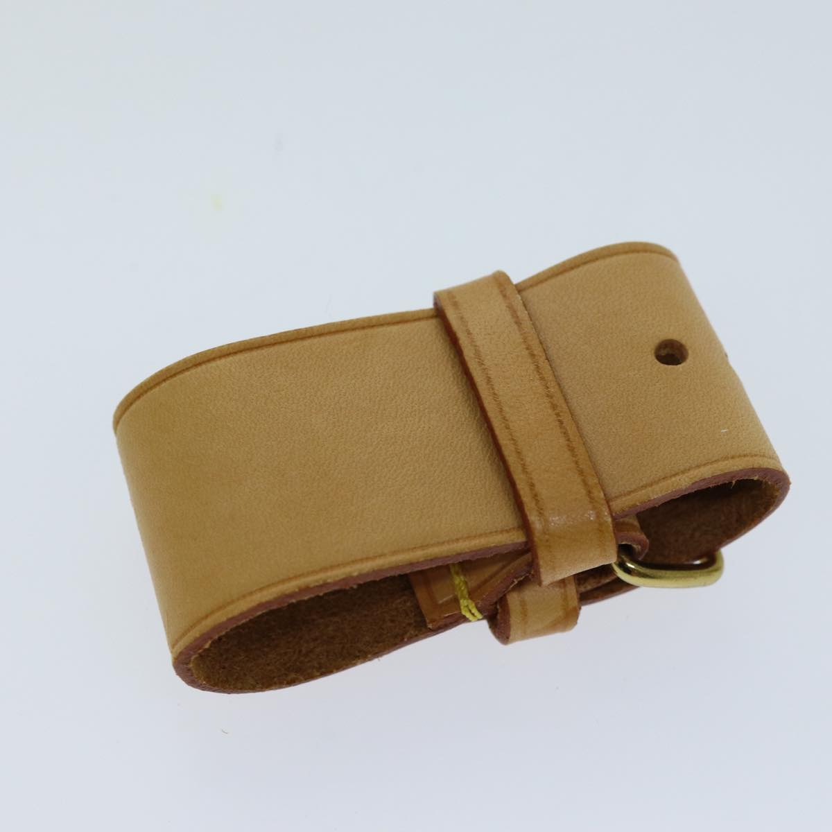 LOUIS VUITTON Powanie Shoulder Strap Leather 2Set Beige LV am6383