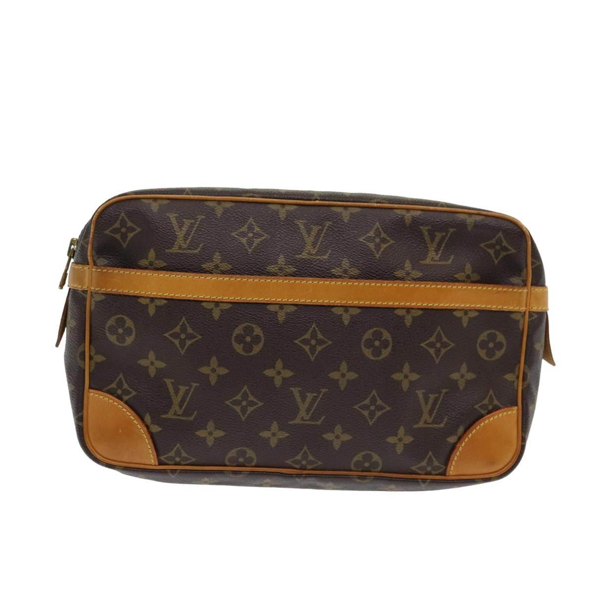 LOUIS VUITTON Monogram Compiegne 28 Clutch Bag M51845 LV am6523