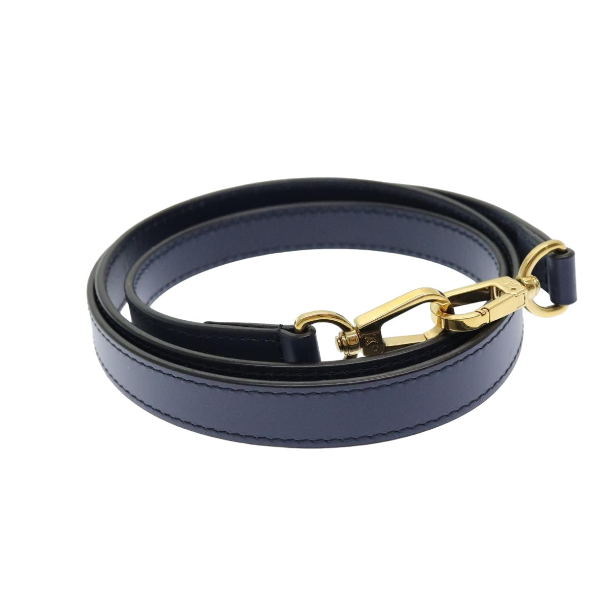 LOUIS VUITTON Shoulder Strap Leather 41.7"" Navy LV am6550