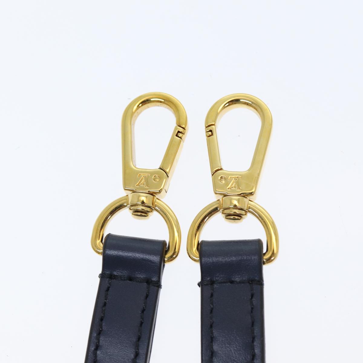 LOUIS VUITTON Shoulder Strap Leather 41.7"" Navy LV am6550