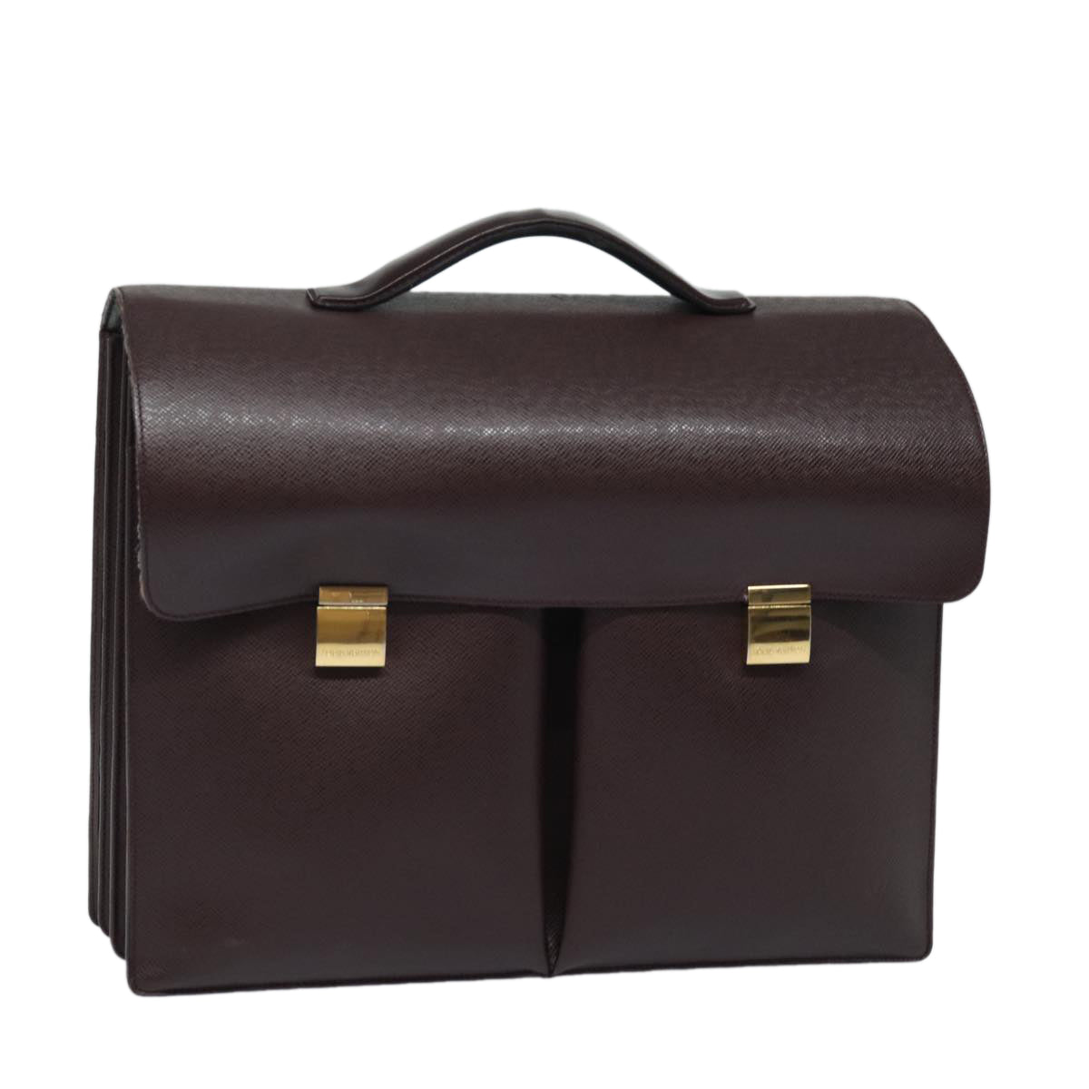 LOUIS VUITTON Taiga Serviette Tobol Business Bag Acajou LV am6599