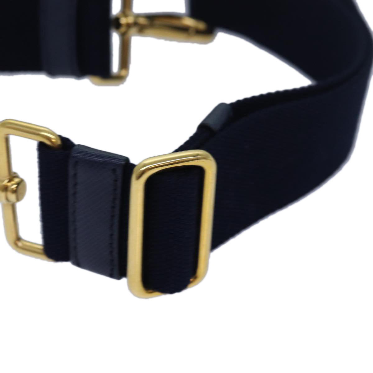Luxury Prada For Canapa Adjustable Shoulder Strap 24.8""-43.7"" Canvas Navy  am6616