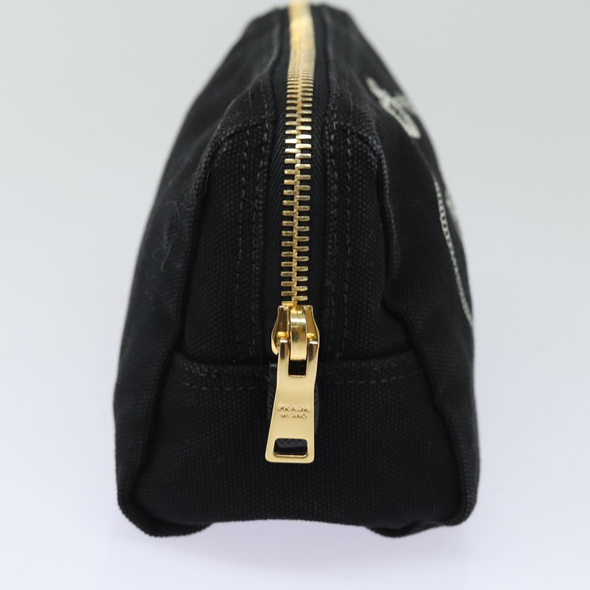 Luxury Prada Pouch Canvas Black  am6620