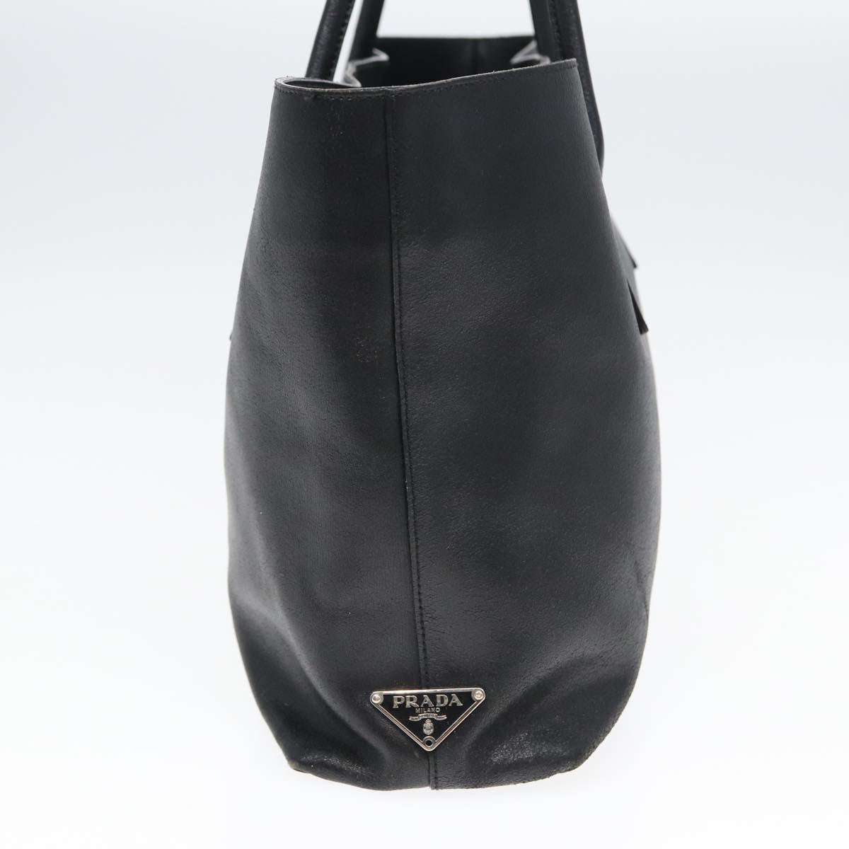 Luxury Prada Tote Bag Leather Black  am6665