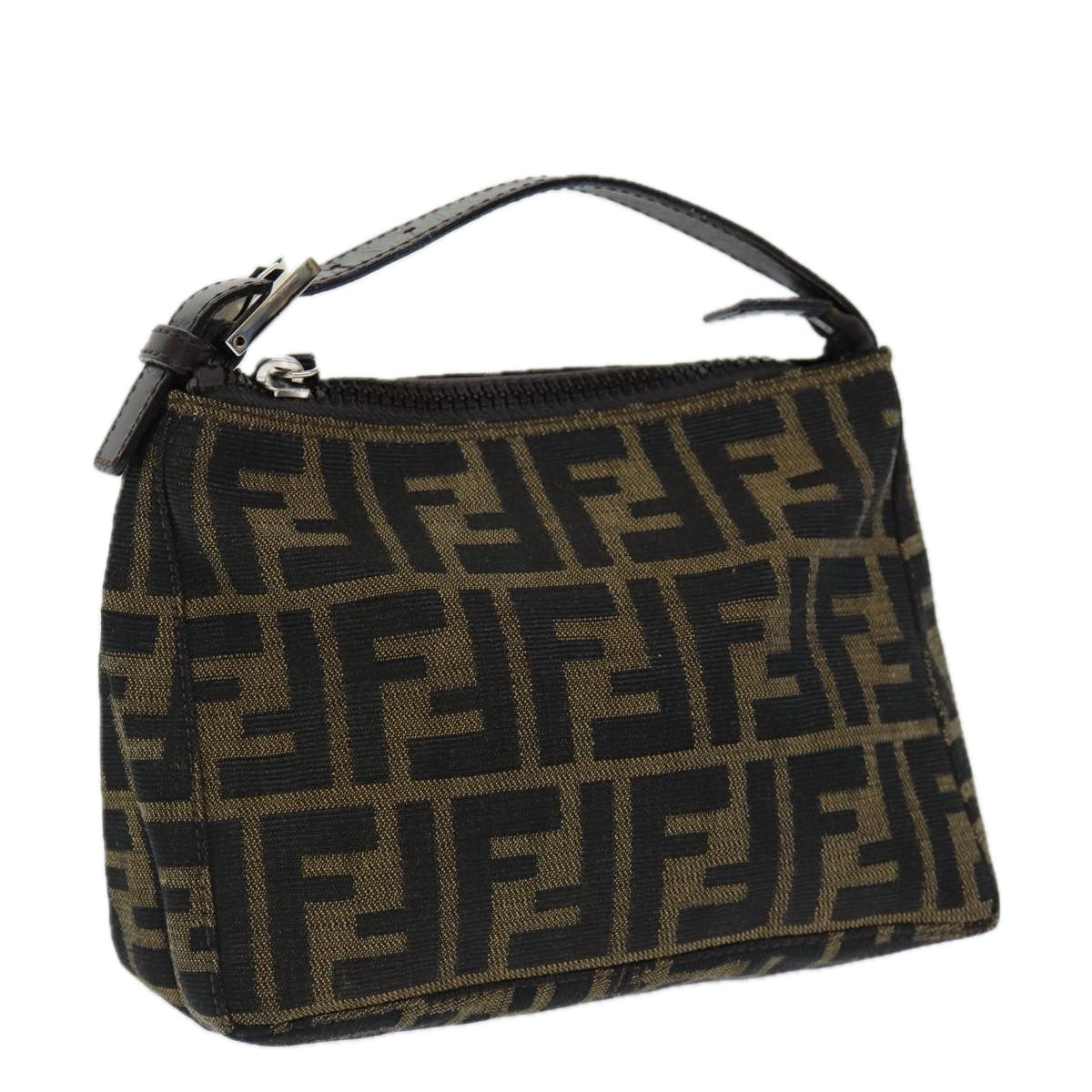 Luxury Fendi Zucca Canvas Hand Bag Brownam6678