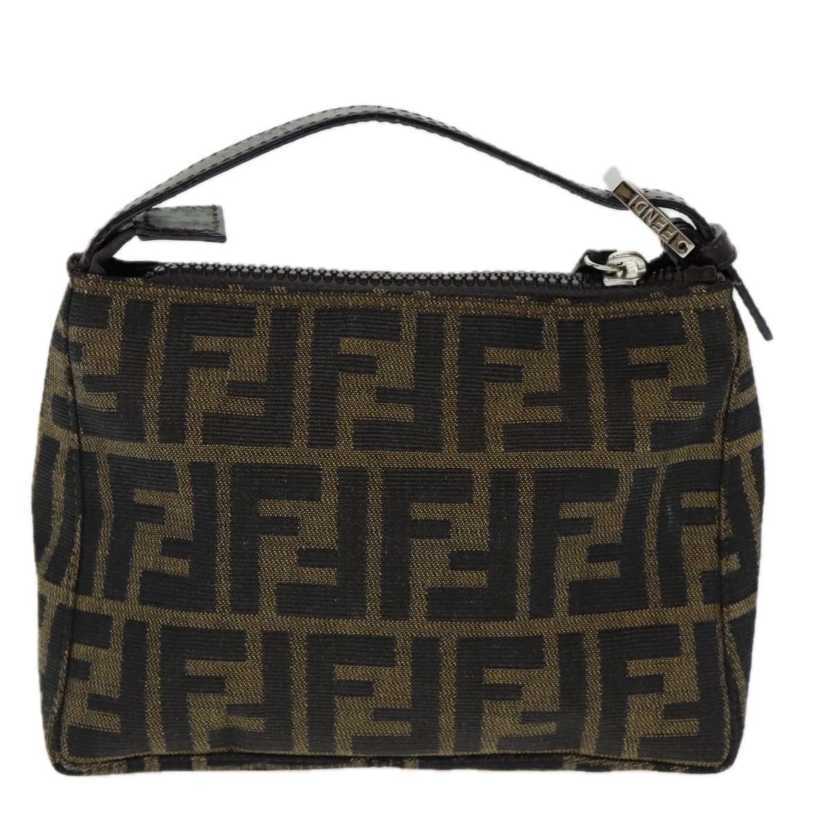 Luxury Fendi Zucca Canvas Hand Bag Brownam6678