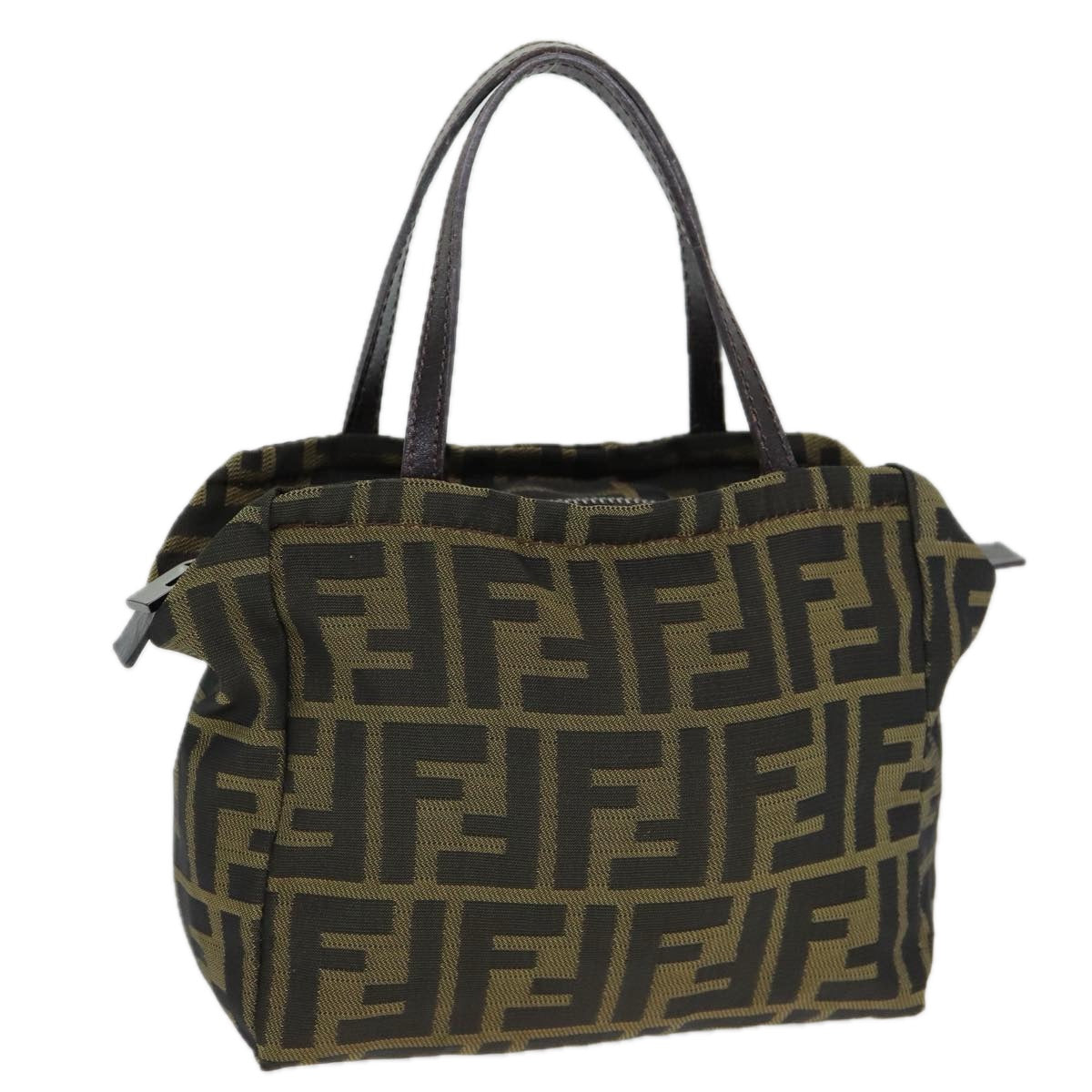 Luxury Fendi Zucca Canvas Hand Bag Brown 2415 8N000am6679