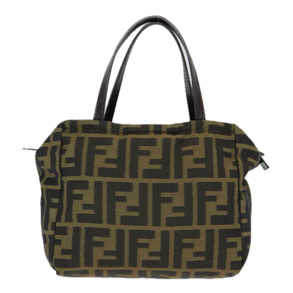 Luxury Fendi Zucca Canvas Hand Bag Brown 2415 8N000am6679