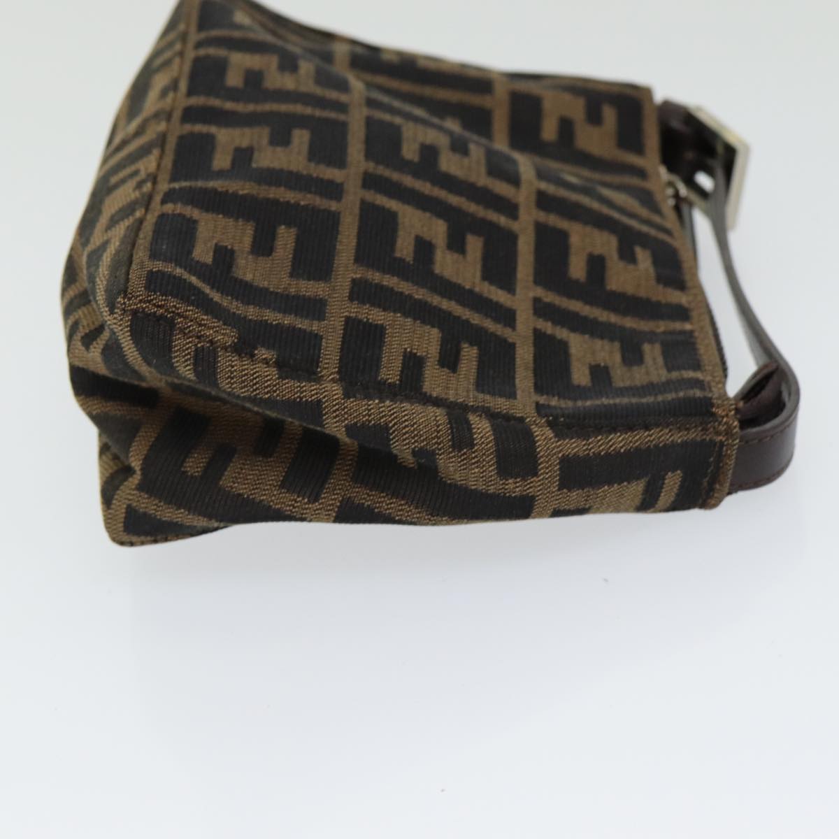 Luxury Fendi Zucca Canvas Hand Bag Brown Blackam6704