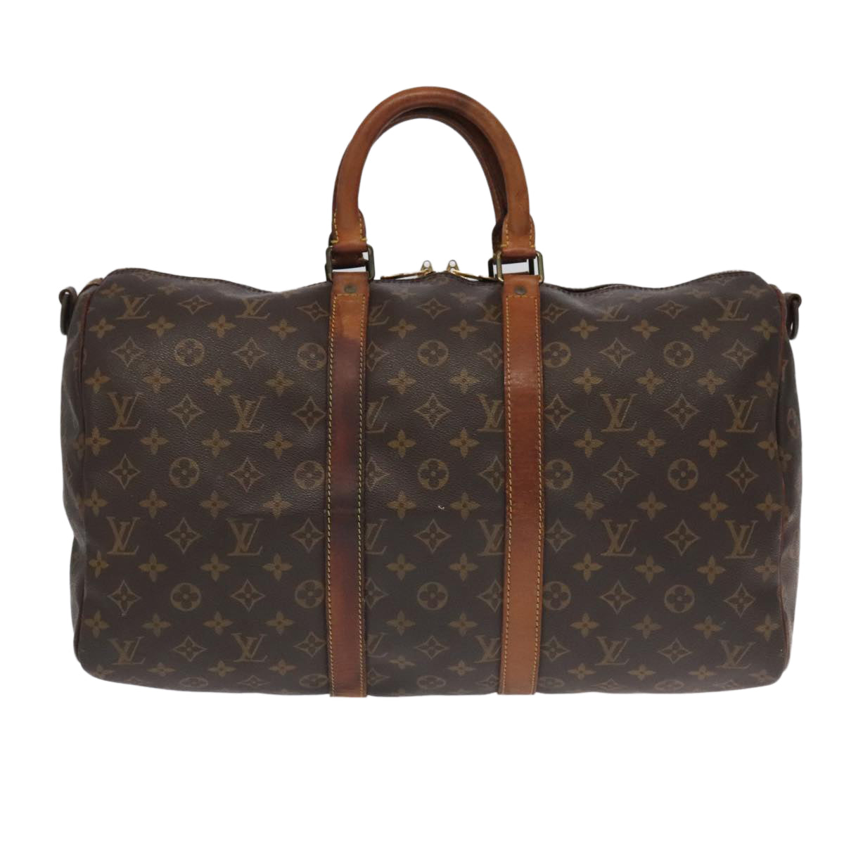 LOUIS VUITTON Monogram Keepall Bandouliere 45 Boston Bag M41418 LV am7009