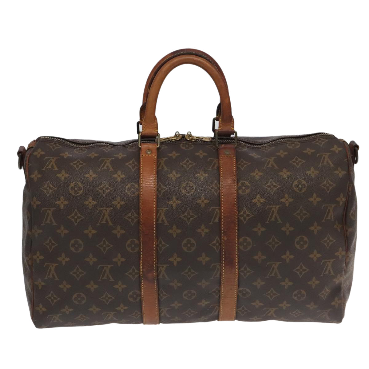 LOUIS VUITTON Monogram Keepall Bandouliere 45 Boston Bag M41418 LV am7009