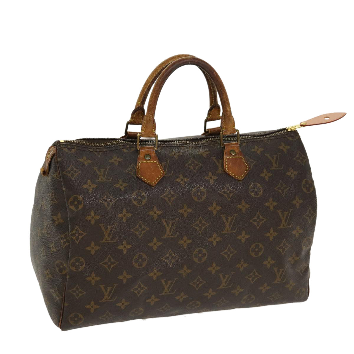 LOUIS VUITTON Monogram Speedy 35 Hand Bag M41524 LV am701g