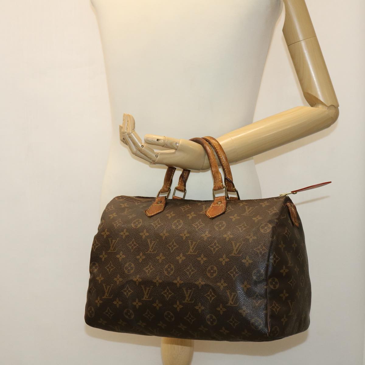 LOUIS VUITTON Monogram Speedy 35 Hand Bag M41524 LV am701g