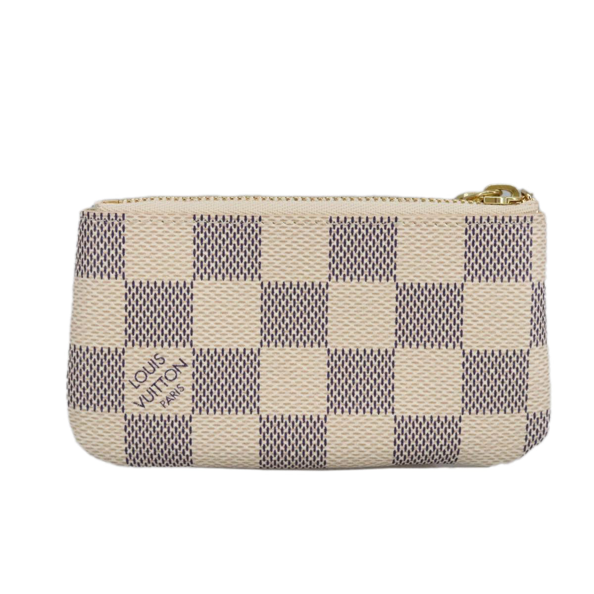 LOUIS VUITTON Damier Azur Pochette Cles Coin Purse N62659 LV am7111