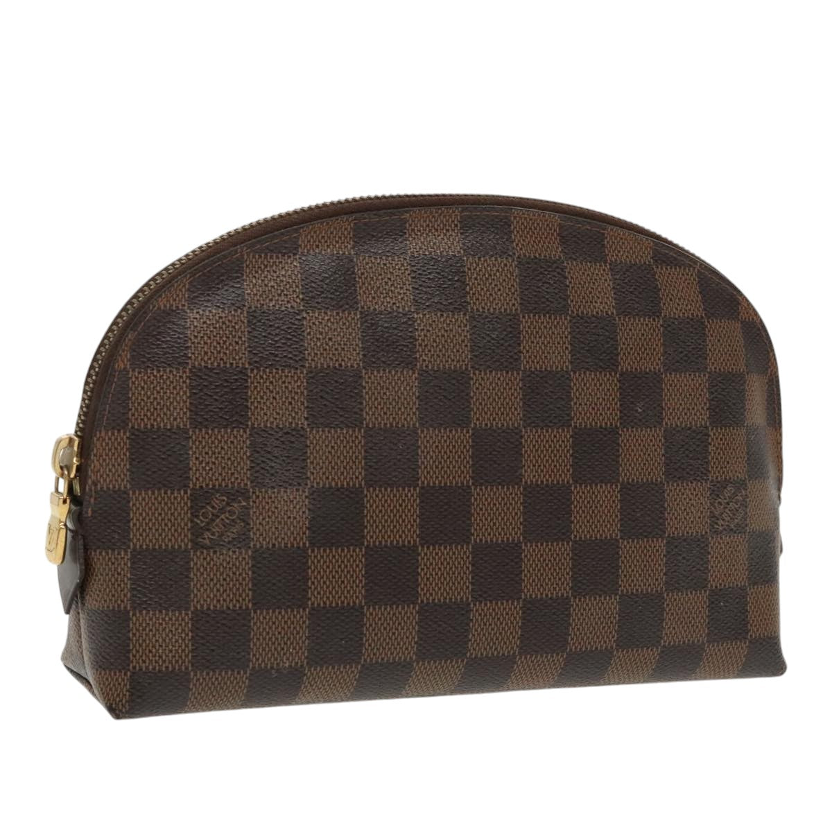 LOUIS VUITTON Damier Ebene Pochette Cosmetic GM Pouch N23345 LV am7183