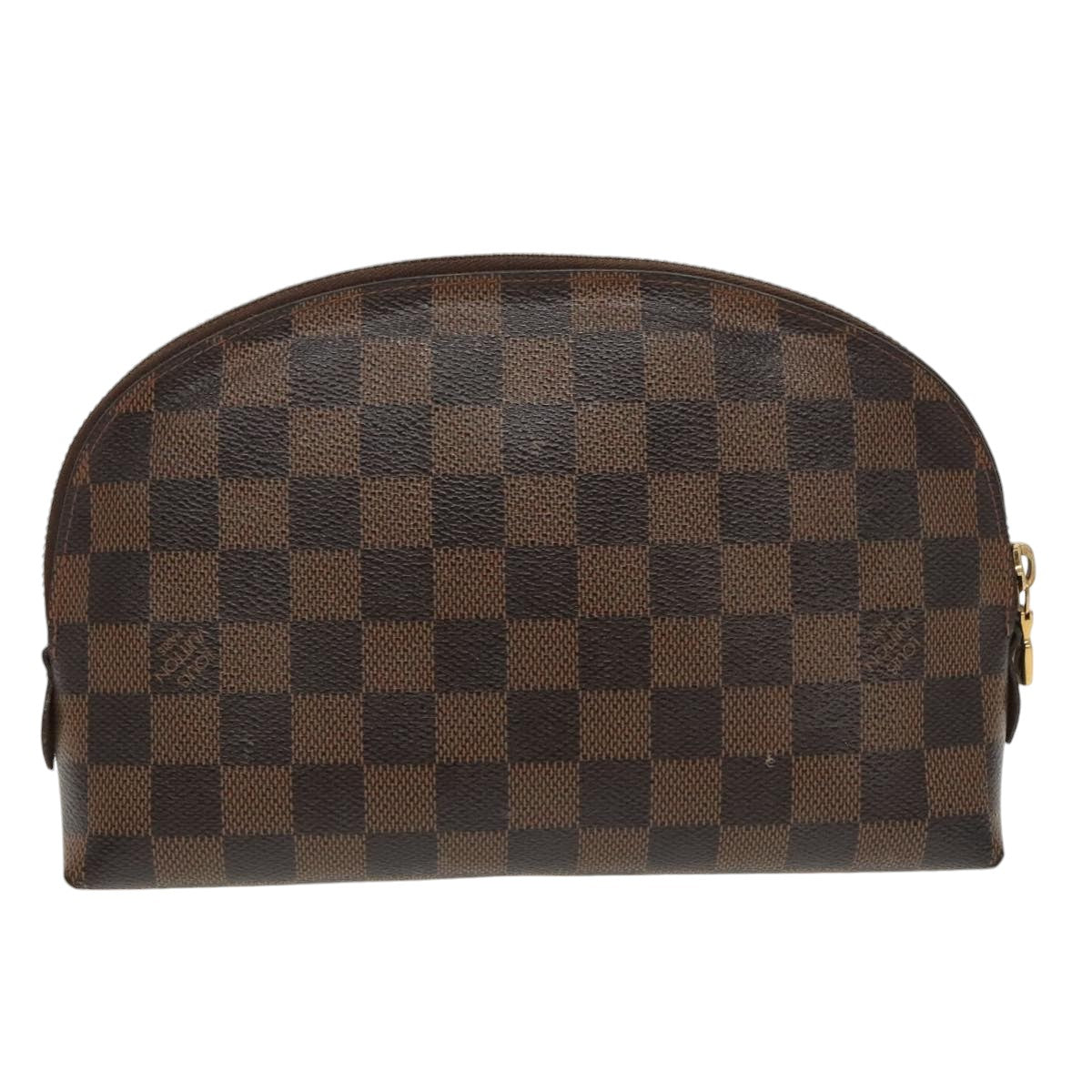 LOUIS VUITTON Damier Ebene Pochette Cosmetic GM Pouch N23345 LV am7183