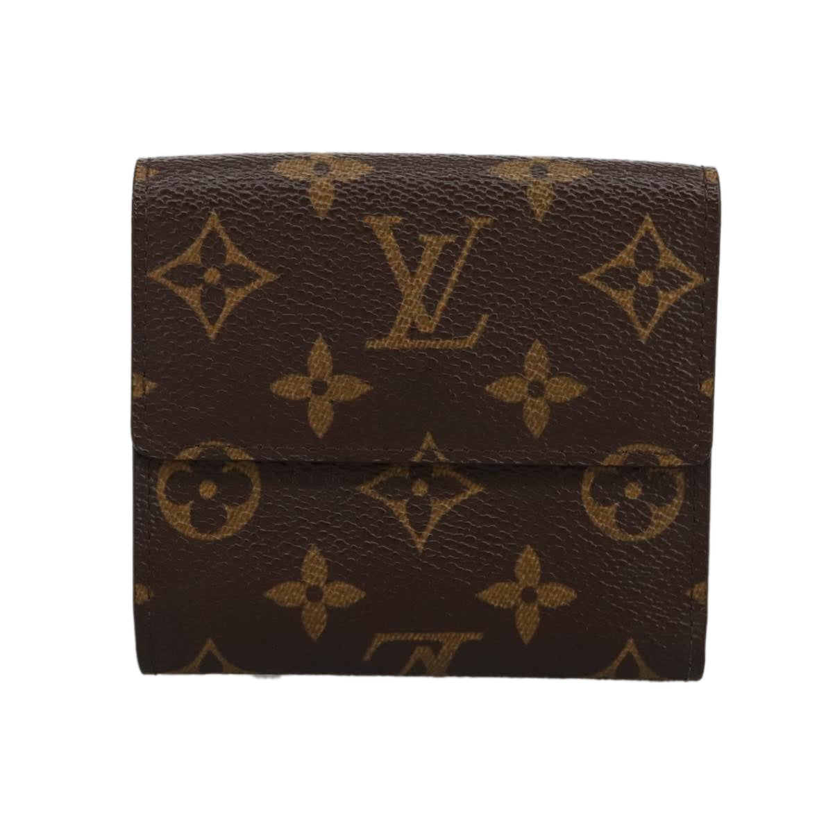 LOUIS VUITTON Monogram Portefeuille Elise Trifold Wallet M61654 LV am7185