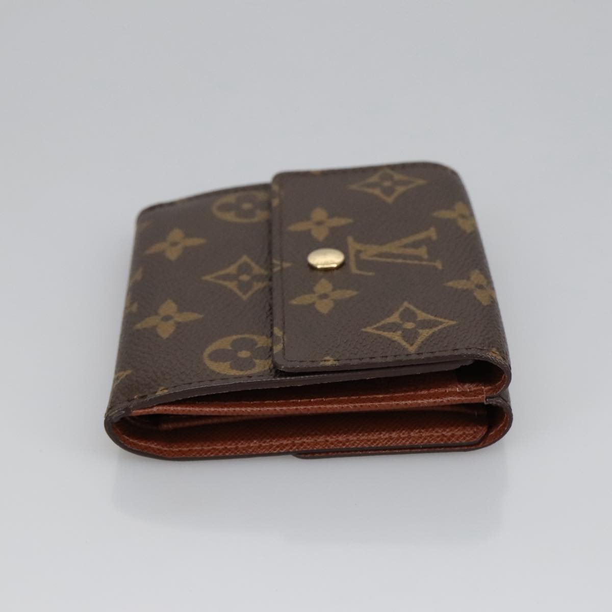 LOUIS VUITTON Monogram Portefeuille Elise Trifold Wallet M61654 LV am7185