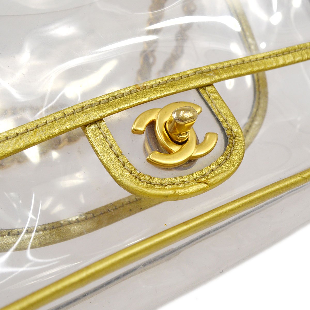 CHANEL 2006-2008 Single Flap Large PVC ao28835