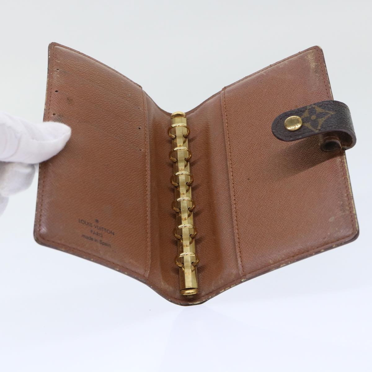 LOUIS VUITTON Monogram Agenda PM Day Planner Cover R20005 LV ar10065