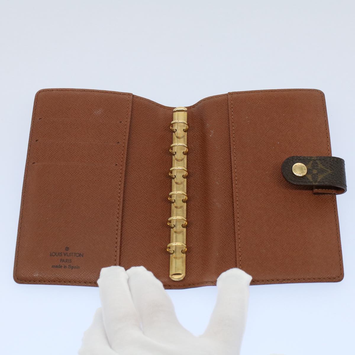 LOUIS VUITTON Monogram Agenda PM Day Planner Cover R20005 LV ar10133B
