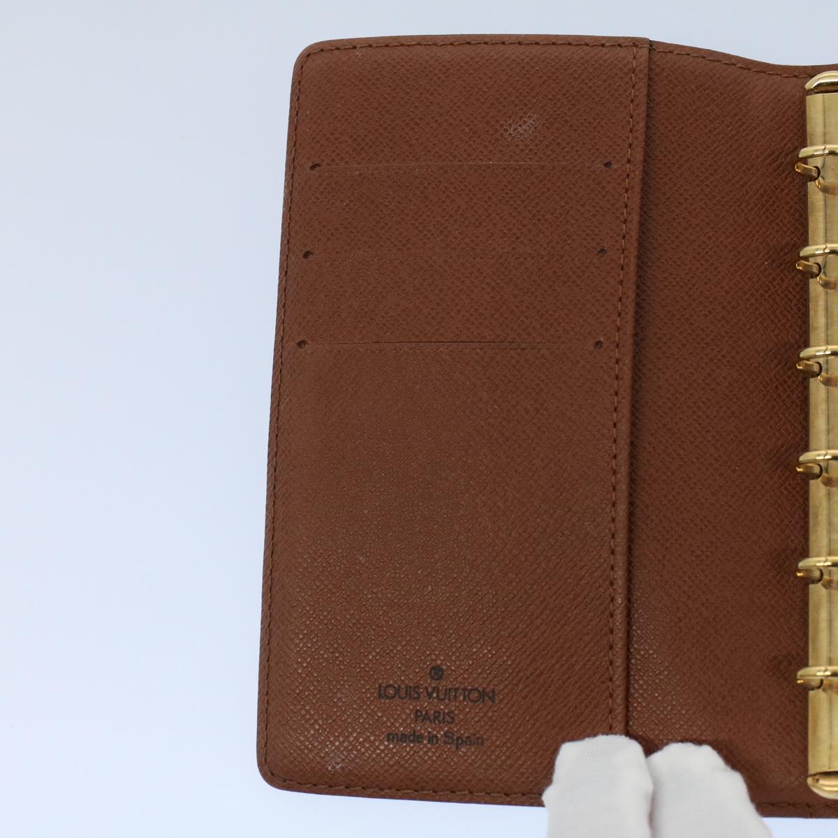 LOUIS VUITTON Monogram Agenda PM Day Planner Cover R20005 LV ar10133B