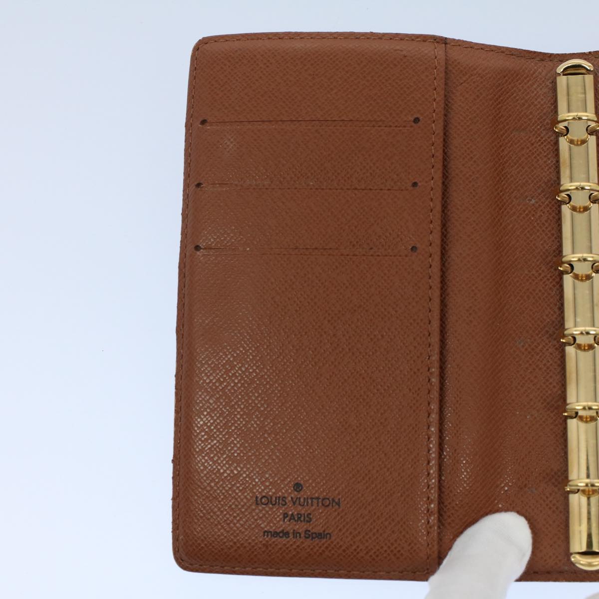 LOUIS VUITTON Monogram Agenda PM Day Planner Cover R20005 LV ar10134B