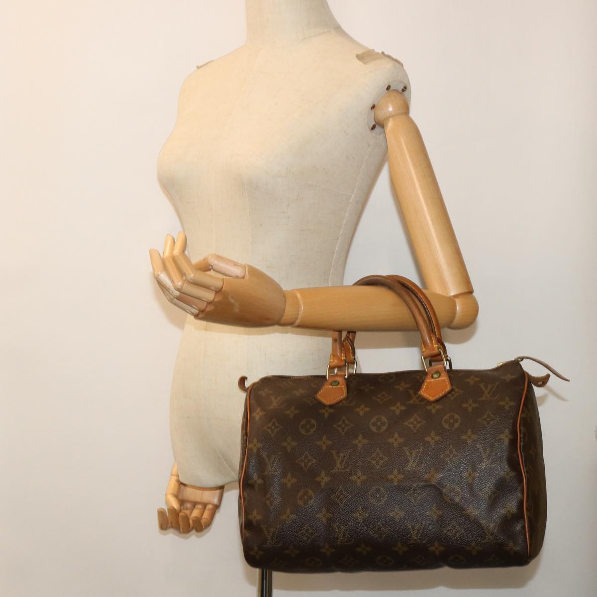 LOUIS VUITTON Monogram Speedy 30 Hand Bag M41526 LV ar10137B