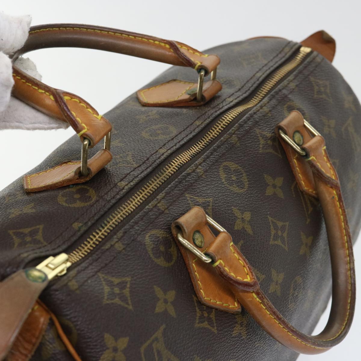 LOUIS VUITTON Monogram Speedy 30 Hand Bag M41526 LV ar10137B