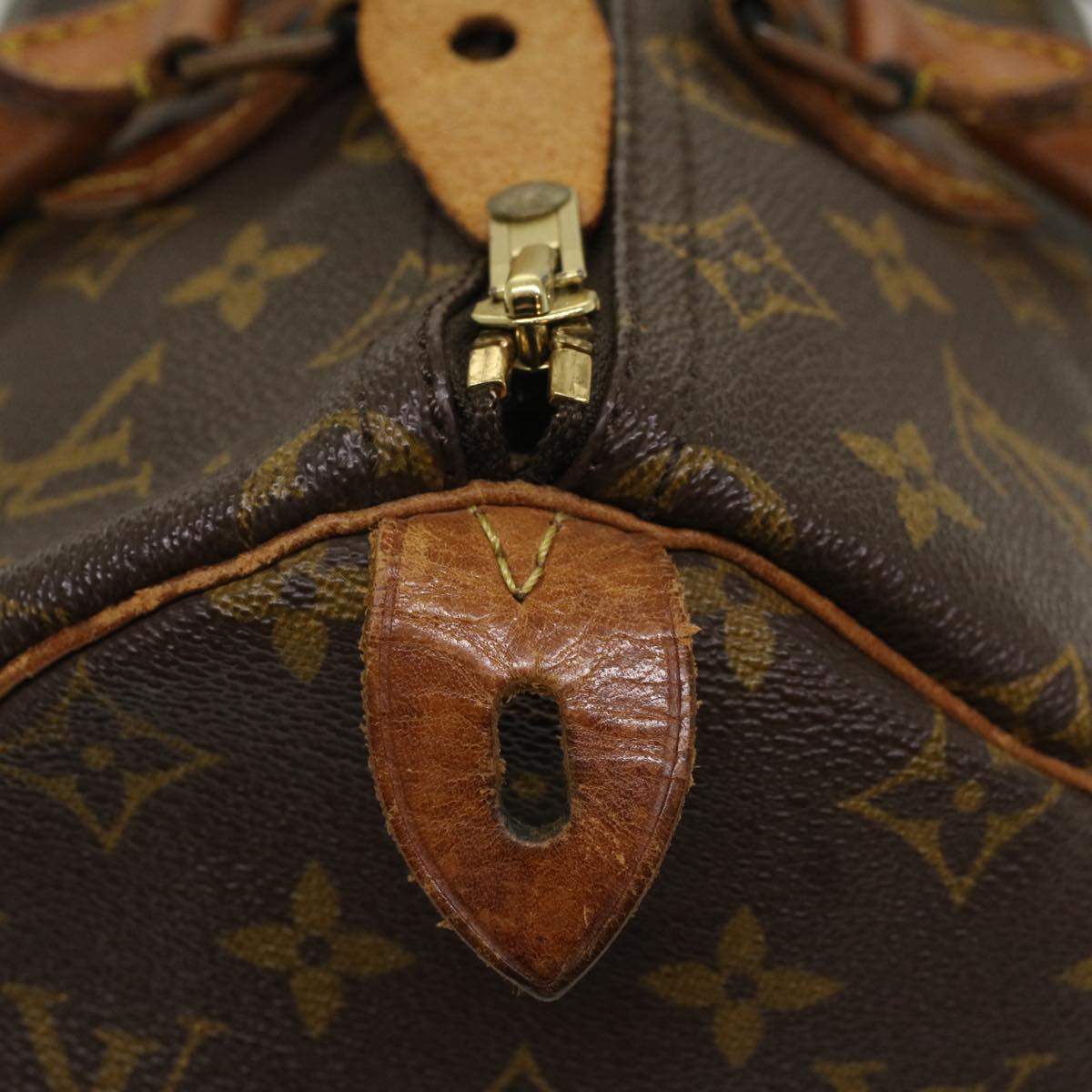 LOUIS VUITTON Monogram Speedy 30 Hand Bag Vintage M41526 LV ar10138B