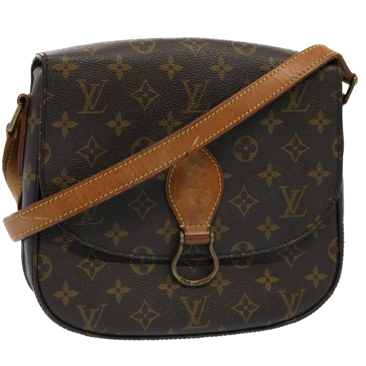 LOUIS VUITTON Monogram Saint Cloud GM Shoulder Bag M51242 LV ar10145B