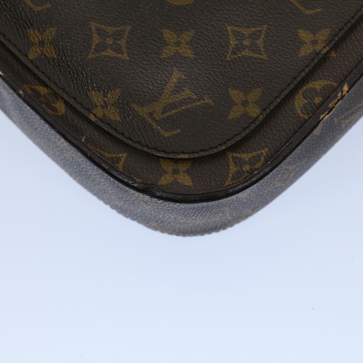 LOUIS VUITTON Monogram Saint Cloud GM Shoulder Bag M51242 LV ar10145B